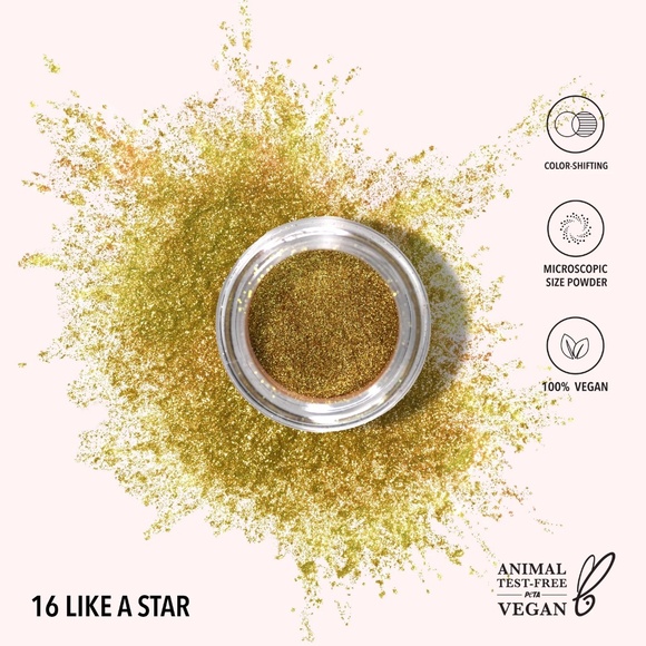 Moira Summer Look Starstruck Chrome Glitter Loose Eyeshadow Highlighter Powder - Picture 1 of 7